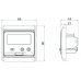 Терморегулятор E 51.716 (золото), электронный, программируемый