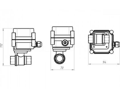 Комплект Gidrоlock Standard WI- FI BUGATTI 1/2 (32101021)